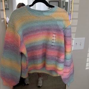 Olivaceous Pastel Multicolor Sweater